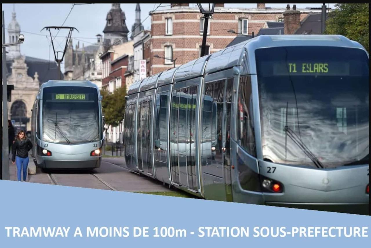 Design Appart - Hyper Centre - Tram - Free Wifi - Lerelaisdodile21 Valenciennes Exterior photo